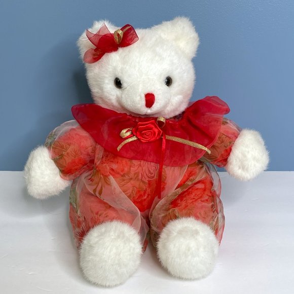 VERY RARE‎ Vintage MTY International Teddy Bear 14" Plush Stuffed Animal Toy - Picture 1 of 5